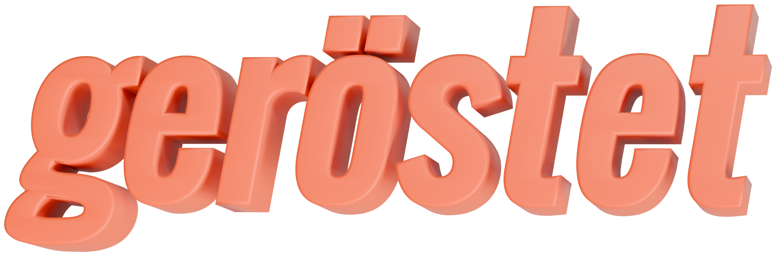 geröstet
